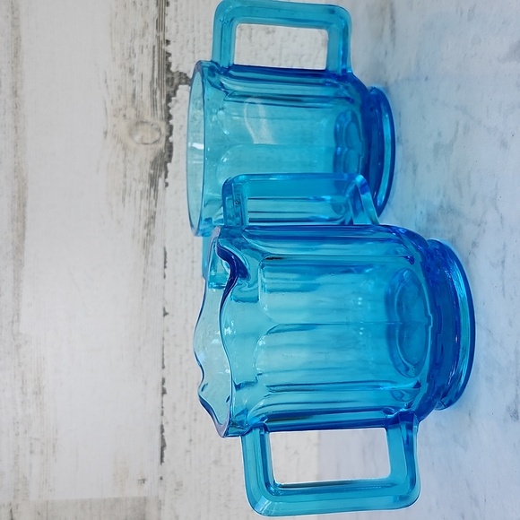 VTG TIARA GLASS CREAMER AND SUGAR FROM INDIANA GLASS - Picture 10 of 10